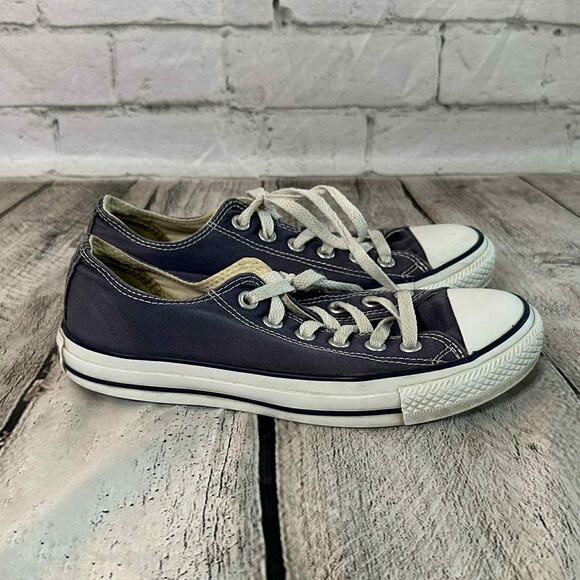 D10 Chuck Taylor All Star Converse Blue Canvas Sneakers, Size 7.5, Pre-owned - Picture 2 of 8
